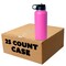Makerflo 32 oz Pink Hydro Powder Coated Tumbler Pack of 25 | Craft-Ready for DIY Gifts & Personalization (Laser Engravable, UV DTF, Epoxy, Vinyl) - Not for sublimation and DTF